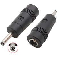 DC 5.5 x 2.1 mm Female to 3.0 x 1.1 mm Male DC Power Supply Adapter Connector Plug Jack Converter for Laptop Charging