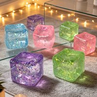 Hot Maltose Cube Stress Squeeze Toy D ecompression Small Ice Cubes Anti Stress Slow Rebound Polar Light Colorful Squeeze Block