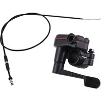 7/8" 22mm ATV Quad Throttle Lever Thumb Control Assembly with Accelerator Cable and Grips For 50cc 70cc 90cc 110cc