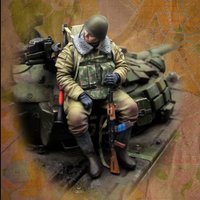 1/35 resin soldier model GK Russian soldier unassembled and unpainted DIY kit 781