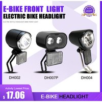 Bike Front Light LED Front Lamp Bicycle Headlight SM/Waterproof Plug for Bicycle Safety Accessories