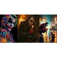 500/1000/1200/2000PCS Jigsaw Puzzles Movie Joker Smoking Character Family Activity Games for Gameroom Bedroom Home Decor Gift