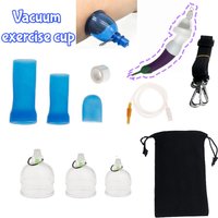 Relaxing Muscle Cupping Set Transparent Negative Pressure Vacuum Cup Stretching Trainer Chinese Cupping Set Home Men's Essential