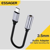 Essager Typ C auf 3,5 mm Kopfhöreranschluss AUX USB C Kabel Kopfhörer Adapter 3,5 Klinke Audiokabel für Huawei P20 Xiaomi Mi 10