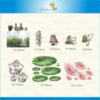 Once A Pond A Time Die Collection new metal cutting dies DIY molds Scrapbooking Paper Making die cut crafts two red robins dies