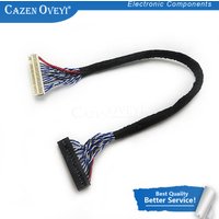 1pcs/lot 8 Bit LVDS Cable FIX-30 Pin 2ch For 17-26inch LCD/LED Panel Controller 25cm In Stock