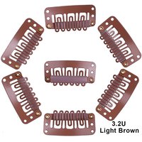20/50Pcs/Lot U Shape Wigs Clip In Hair Extension Wig Clips For Human Hair Bangs Snap Hair Clips For Extensions Metal Comb