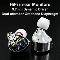 QVEER QN97 IEMs Earphones in-ear Monitors Hifi Dynamic Headphones Earbuds for Musician Audiophiles Headphone 2pin Cable Headsets