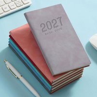 Pocket Design 2027 A6 Planner Notebook Portable Lightweight Premium Thick Paper Daily Weekly Journal Smooth Writing Surface
