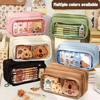 10-layers Detachable Pencil Case Pouch Students Back to School Stationery Large CapacityMultifunctional Cosmetic Storage Bag
