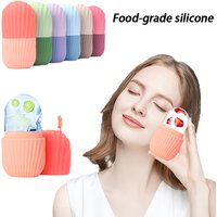 Ice Face Roller Facial Lifting Contouring Silicone Trays Ice Globe Balls Eye Face Massager Beauty Skin Care Tools