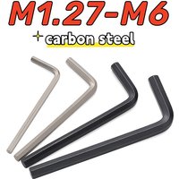 3-30pcs 1.27mm 1.5mm 2mm 2.5mm 3mm 4mm 5mm 6mm Hex Hexagon Socket Allen Head Screw Bolt Screwdriver Driver Key Tool
