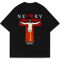 Lilith Anime Merchandise Short-sleeved T-shirts for Men 2026 Summer Pure Cotton Loose Half-sleeved Clothes Trend