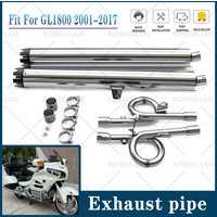 Fit For HONDA Goldwing 1800 GL1800 2001 - 2017 Motorcycle Exhaust Header System Muffler Middle Rear Pipe Tube