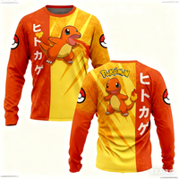 2025 Pokémon Pikachu Long Sleeve T-Shirt Adult Men AutumnWinter Long Sleeve Quick-Drying Sports T-Shirt Kids Anime Tops T-shirt2