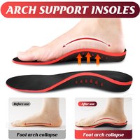 【Xxin】Arch Support Shoe Insoles Flat Foot Correction Pad Cushion Insert Orthopedic Heel Cup Memory Foam Size35-49