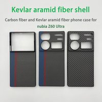 For Nubia Z60 Ultra phone case Kevlar aramid fiber hard shell carbon fiber 600D ultra-thin lightweight protective cover z60u