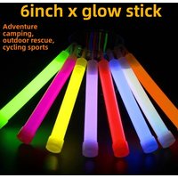 5/10p 6inch Mini Glow Sticks Polypropylene Fluorescent Light with Hook Camping Military Emergency Event Party Decor Concert Prop