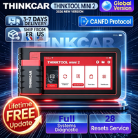 THINKCAR THINKTOOL MINI 2 2026 – Fahrzeugdiagnosegerät mit 2+32 GB Speicher, Bluetooth, CANFD, Auto-OBD2-Scanner mit 28 Reset-Funktionen, umfassender Systemdiagnose und kostenlosem Software-Upgrade