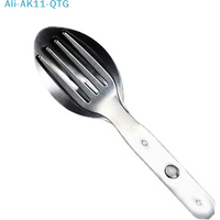 NEW 2-in-1 Fork Dessert Spoon Cutlery Set For Outdoor Camping And Picnics Portable Durable Stainless Steel Mini Fork Spoon