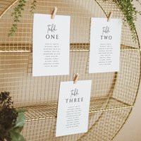 Personalized Seating Chart Cards Wedding Table Number and Seating Plan Modern Decorations Hanging Seating Chart Marriage Supply