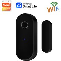 Tuya Smart WiFi Door Window Sensor Open Closed Magnetic Detector Smart Home APP Voice Control Via Alexa Google Home Smart Life
