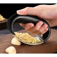 Stainless Steel Garlic Press Crusher Manual Garlic Mincer Chopping Garlic Ginger Fruit Vegetable Tool Kitchen Accessories Gadget