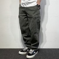 UNITIM Men Suspenders Men's Spring Autumn Loose Straight Leg Casual Long Pants American High Street Style Youth Fashion