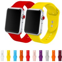 Silicone Strap for Apple Watch Series 3 4 5 6 SE 7 8 iWatch Bracelet 38mm 40mm 41mm 42mm 44mm 45mm 49mm Apple Wristband Ultra