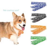 Summer Pet Cooling Ice Scarf Cool Ice Towel Heatstroke Dogs Cats Ice Collar Adjustable Cat Collar Bib Dog Supplies 2026 New