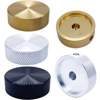 1PCS High-end aluminum knob potentiometer knob 30*10*6mm Volume Switch Rotary Encoder Knobs silver/black/gold