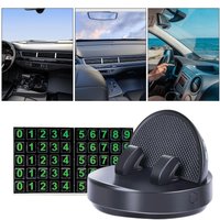 360° Rotation Car Phone Holder Dashboard Phone Mount Universal Car Phone Holder GPS Navigation Stand Temporary Car Parking Card