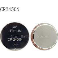 2PCS/LOT CR2450N CR2450 2450 Coin Cell 3V Button Battery For Device Motherboard, Watch Battery