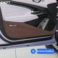 4Pcs Car Door Anti Kick Protection Pad Panel for BYD Seal Atto 4 EV 2022 2023 2024 2025 Carbon Fiber Sticker Doors Anti-Dirty