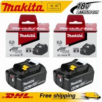 100% Genuine Original Makita BL1860B 18V 6Ah Lithium Battery for BL1850B BL1840B Cordless Drill Impact Wrench Power Tools