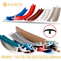 2 meter T Strip Edge Banding Wood Panel Edge Encloser Shield 14mm 18mm 22mm Gray White Black
