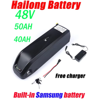 AliExpress SAIKEUNG Hailong 72v E Bike Akku 50ah 52v Electric Bicycle ncr18650b 36v 48v 60v Ebike 300-3000w Motor 20 30 35 40ah 60ah Lithium Battery