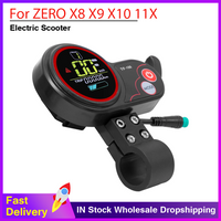 For ZERO X8 X9 X10 11X LED Digital Display Battery Voltage Indicator with lock key Electric Bike Scooter TF-100 Display Parts