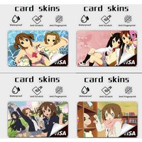 Anime K-ON Credit Card Skin Stickers Suitable For VISA Card Bus And Subway Contactless IC Cards