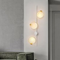 Black and gold wall light Tv Sofa Background round wall art light Design Bedroom Aisle Corridor Office house decoration light