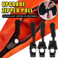 3-60Pcs/Set Zipper Repair Quick Instant Detachable Zipper Head Replacement Zipper Slider Pull Jacket Bags Coat Sewing Zipper Kit