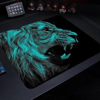 Animal Lion Gaming Mouse Pad Square Rubber Anti-slip Mousepads HD Computer Office Game Table Mats Small Decor Desk Pads 450*400