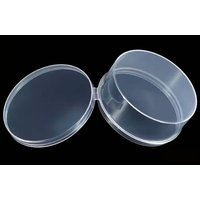 1Pcs Translucent Plastic Small Round Box Crafts Hardware Storage Container Case Jewelry Organizer Case Cosmetic Portable Box