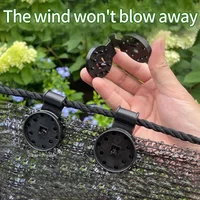 50/100pcs Greenhouse Buckle Lock Clip Plastic Clip Greenhouse Sunshade Cloth Fixing Clip Fence Fabric Clip Detachable Garden Net