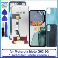 6.5'' LCD for Motorola Moto G62 5G LCD Display Touch Screen Digitizer Replacement for Moto G62 5G XT2223-1 Phone LCD with Frame