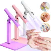 UV LED Nail Lamp Mini UV Nail Lamp for Manicure Portable Nail Dryer Stand Lamp Professional Ultraviolet Mini Nails Drying Light