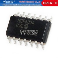 10PCS Chipset MCP6004-I/SL MCP6004 SOP-14