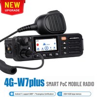 Nouvelle radio réseau 4G déverrouillée ANYSECU 4G-W7PLUS Android 11 WIFI POC Radio TM-7plus compatible avec Real-PTT Zello WalkieFleet
