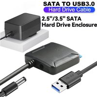 2.5" 3.5" USB 3.0 To Sata 3 Adapter Cable USB 3.0 Hard Drive Converter Cable For Samsung Seagate WD 2.5 3.5 inch HDD SSD Sata