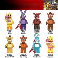 2026 FNAF Action Figure Toys Five Nights At Freddy's Ornaments Assembled Toy DIY Model Game Peripheral Childrens Birthday Gifts